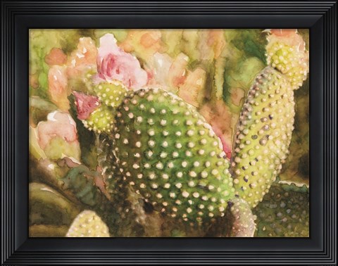 Framed Cactus Flowers Print