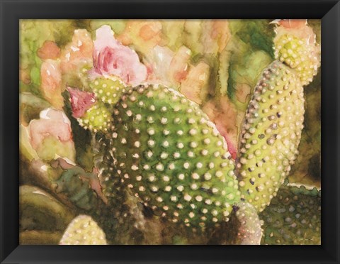 Framed Cactus Flowers Print