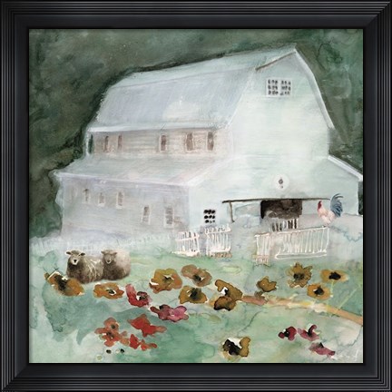 Framed Old Homestead Print