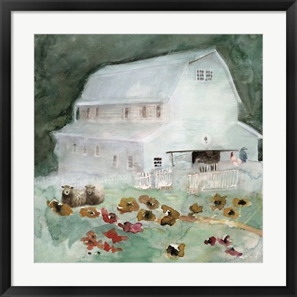 Framed Old Homestead Print