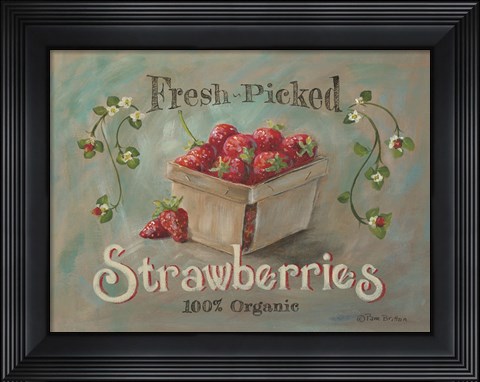 Framed Fresh Picked Goodness Print