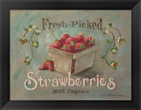 Framed Fresh Picked Goodness Print