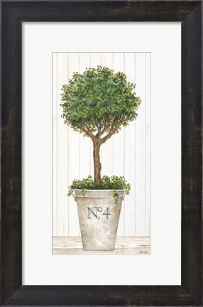 Framed Magnificent Topiary II Print