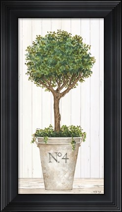 Framed Magnificent Topiary II Print