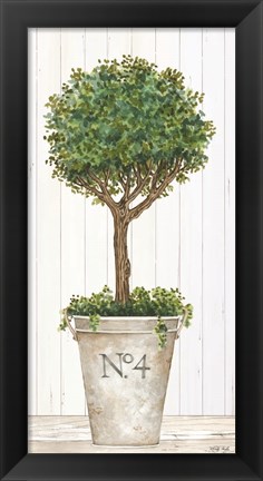 Framed Magnificent Topiary II Print