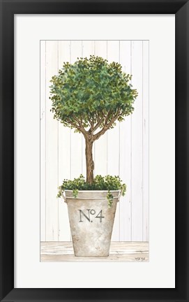 Framed Magnificent Topiary II Print