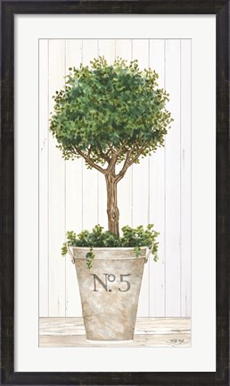 Framed Magnificent Topiary III Print