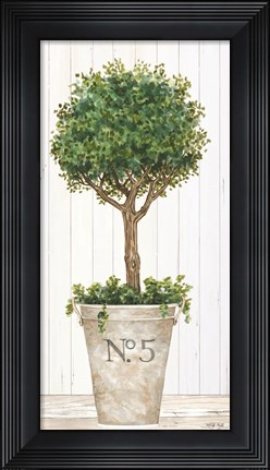 Framed Magnificent Topiary III Print