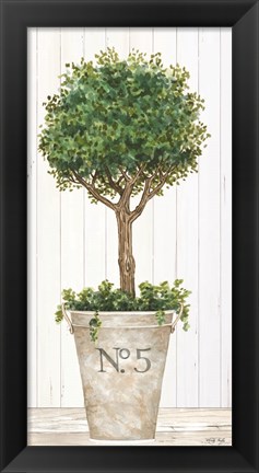 Framed Magnificent Topiary III Print