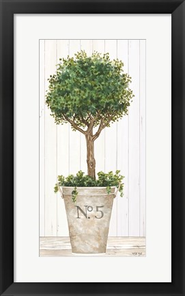 Framed Magnificent Topiary III Print