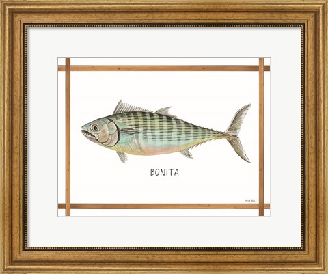 Framed Bonita on White Print