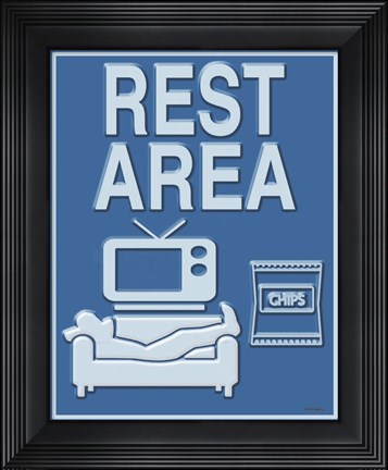 Framed Rest Area Print