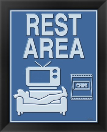 Framed Rest Area Print