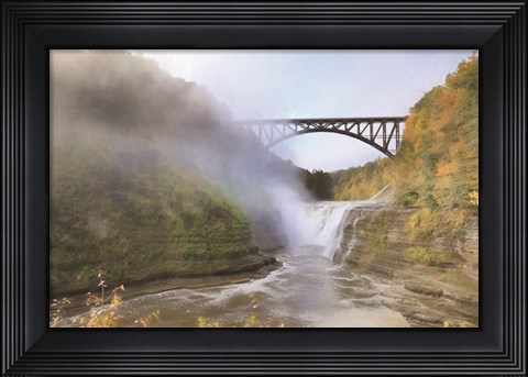 Framed Letchworth Upper Falls Print