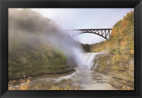 Framed Letchworth Upper Falls Print