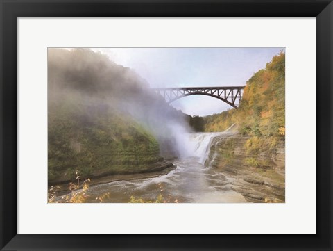 Framed Letchworth Upper Falls Print