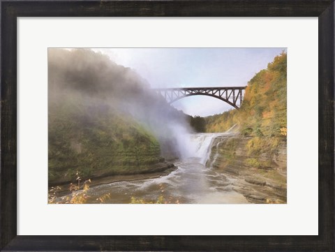 Framed Letchworth Upper Falls Print