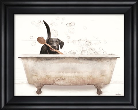 Framed Scrubbing Bubbles Print