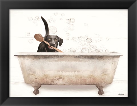 Framed Scrubbing Bubbles Print