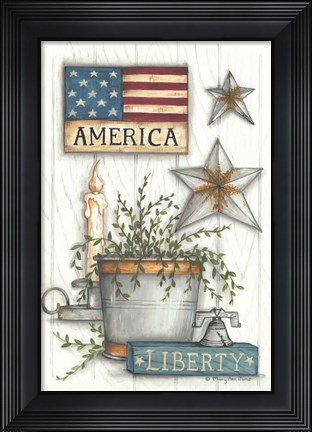 Framed Liberty Bell Print
