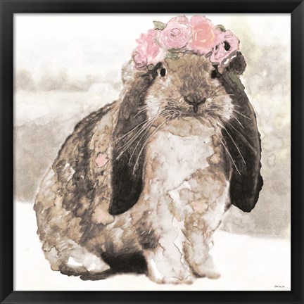 Framed Bunny Simone Print