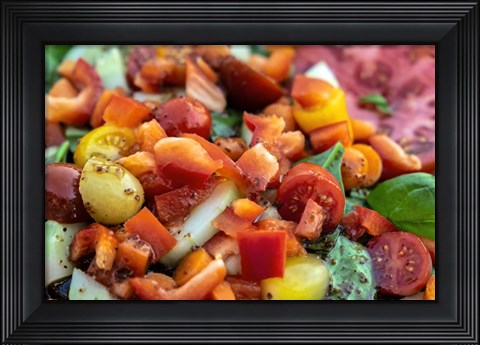 Framed Fresh Garden Salad Print