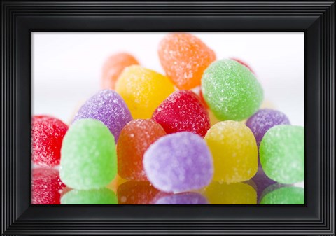Framed Gumdrop Candies Print