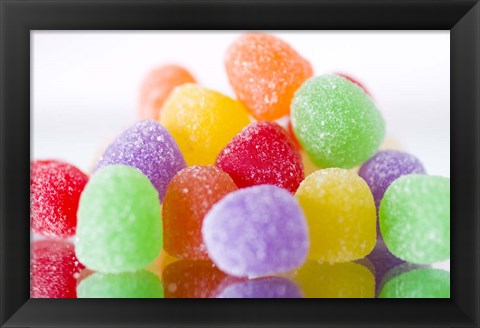 Framed Gumdrop Candies Print