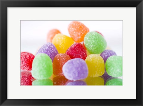 Framed Gumdrop Candies Print