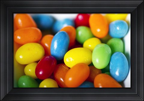 Framed Jellybeans in a Bowl Print