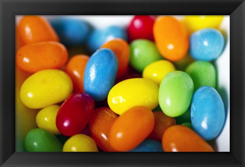 Framed Jellybeans in a Bowl Print