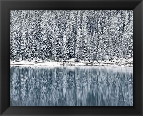 Framed Winter Reflections Print