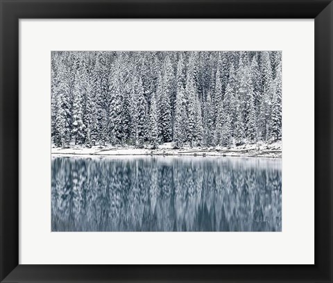 Framed Winter Reflections Print