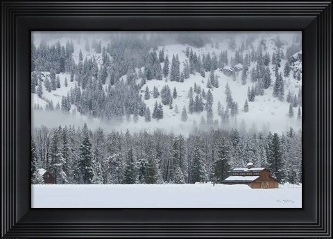 Framed Methow Valley Barn Print