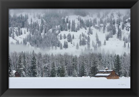 Framed Methow Valley Barn Print