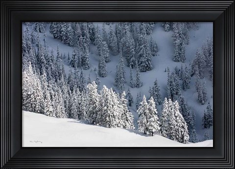 Framed North Cascades in Winter III Print