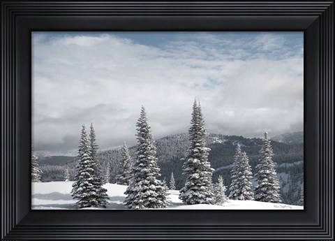 Framed North Cascades in Winter II Print