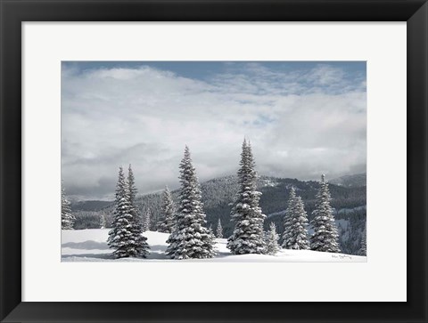 Framed North Cascades in Winter II Print