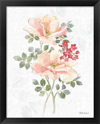 Framed Floral Focus VIII Print