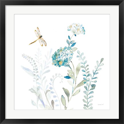 Framed Blues of Summer VII Print