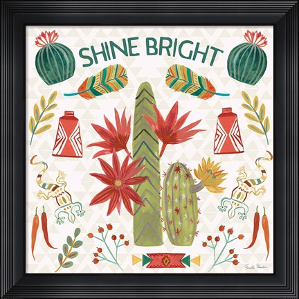 Framed Southwest Vibes IV Print