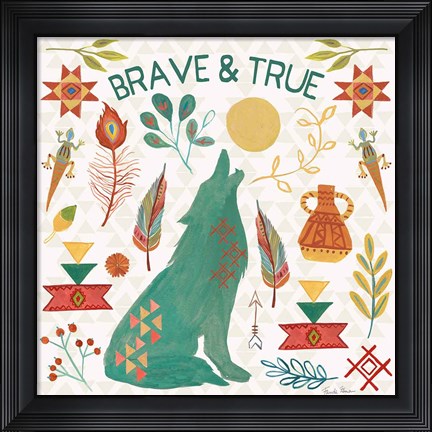 Framed Southwest Vibes II Print