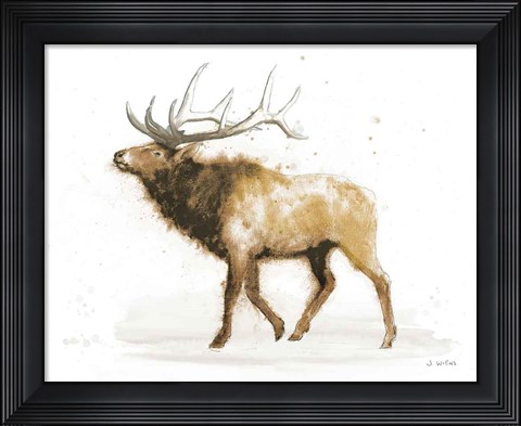 Framed Elk v.2 Full Print