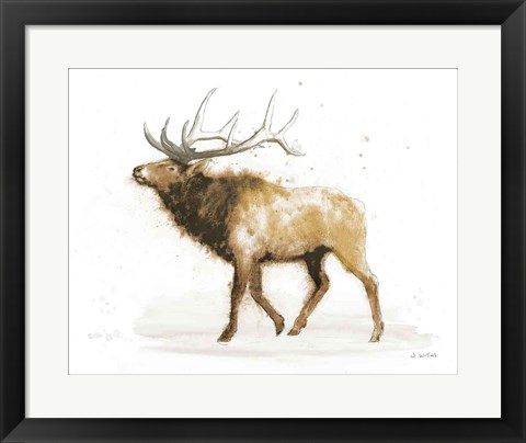 Framed Elk v.2 Full Print