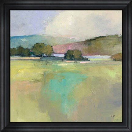 Framed Distant Lake Print