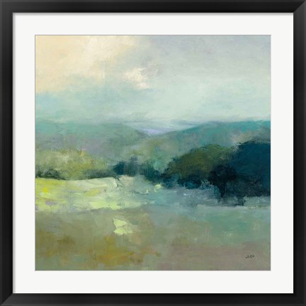 Framed Misty Valley Print