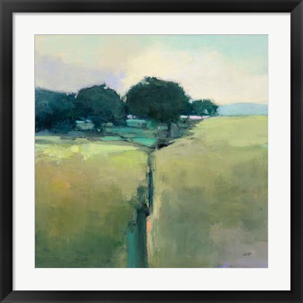 Framed Scenic Meadow Print