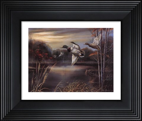 Framed Morning Call Print