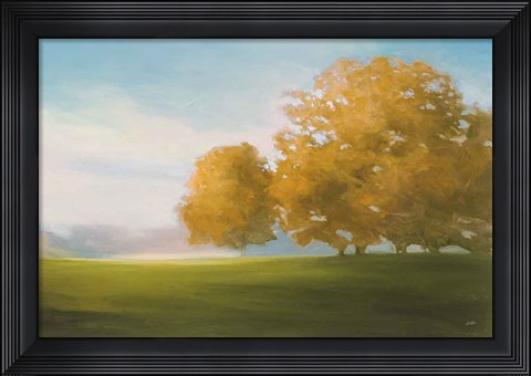 Framed Autumn Glow Gold Print
