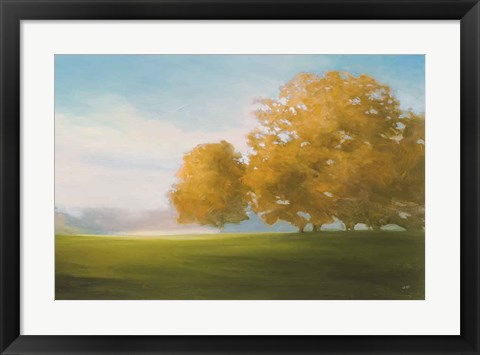 Framed Autumn Glow Gold Print